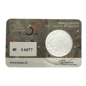 Nederland; 10 euro; 2017; Verjaardagstientje in Coincard (BU)